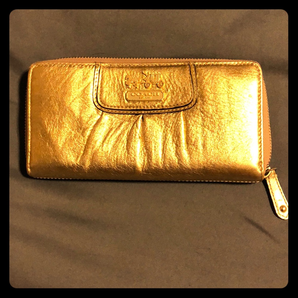 Gold Coach wallet